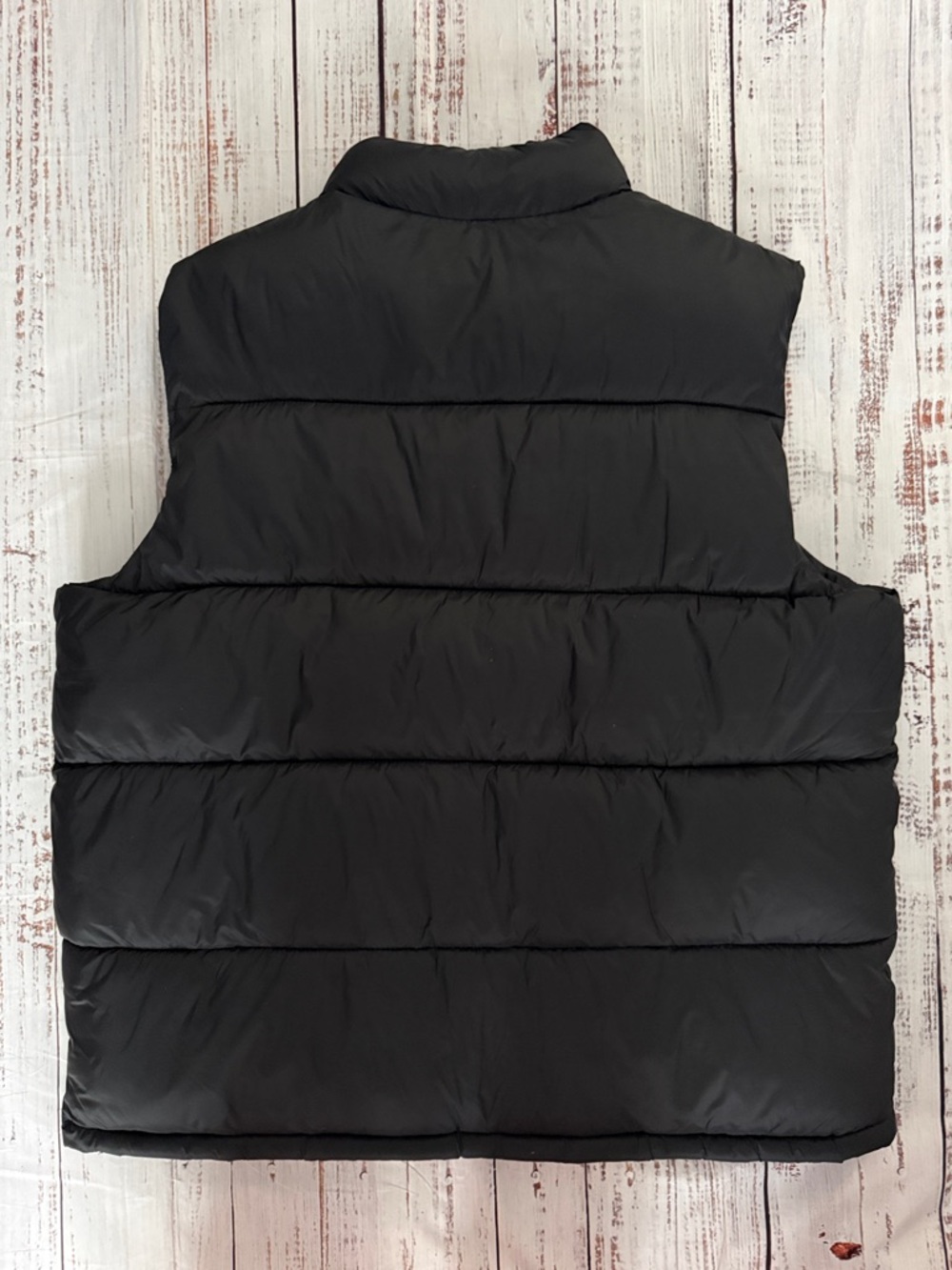 Old Navy Black Quilted Puffer Vest with Zipper Closure XXL - Picture 11 of 12